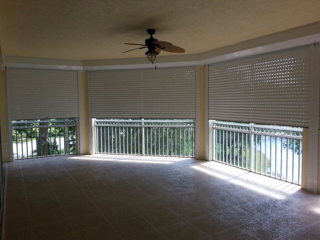Lanai Protection Shutters-Shades|Naples, Marco Island, Bonita Springs